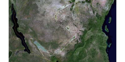 Mappa satellitare tanzania