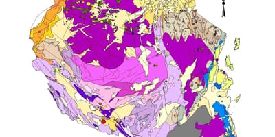 Mappa della tanzania geologico